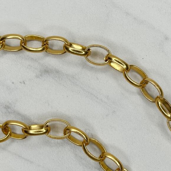 Gold Chain Link Belt Y2K Festival Adjustable One Size ✨ - Picture 6 of 11